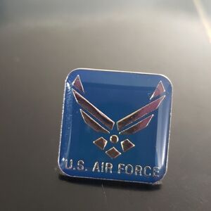 Blue and Silver Air Force Lapel pin